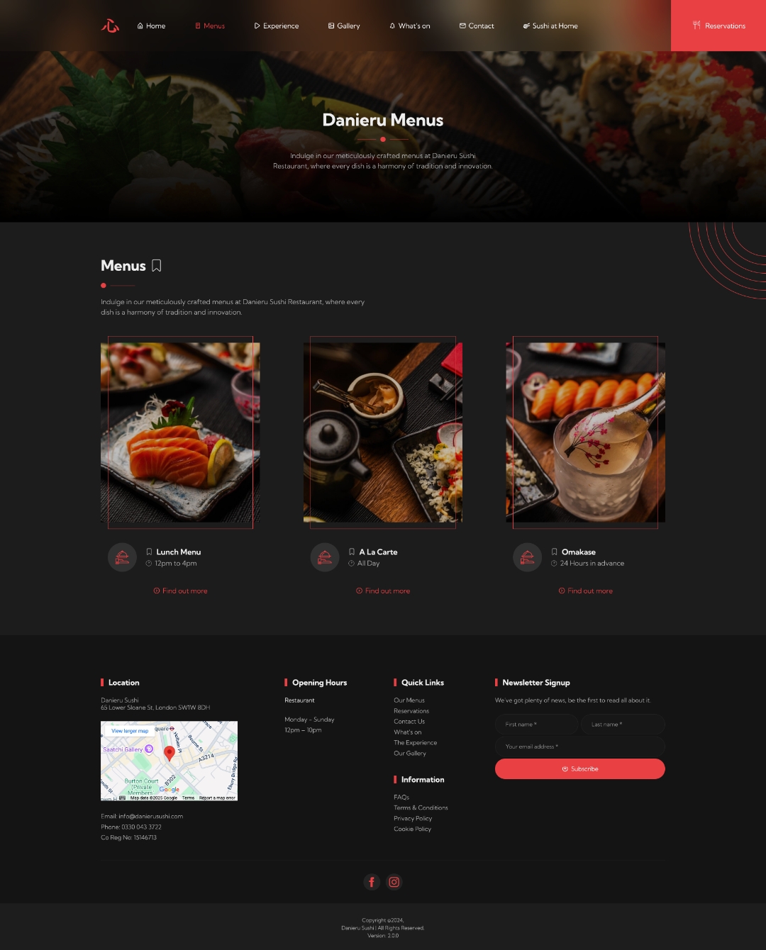 danieru-sushi-website